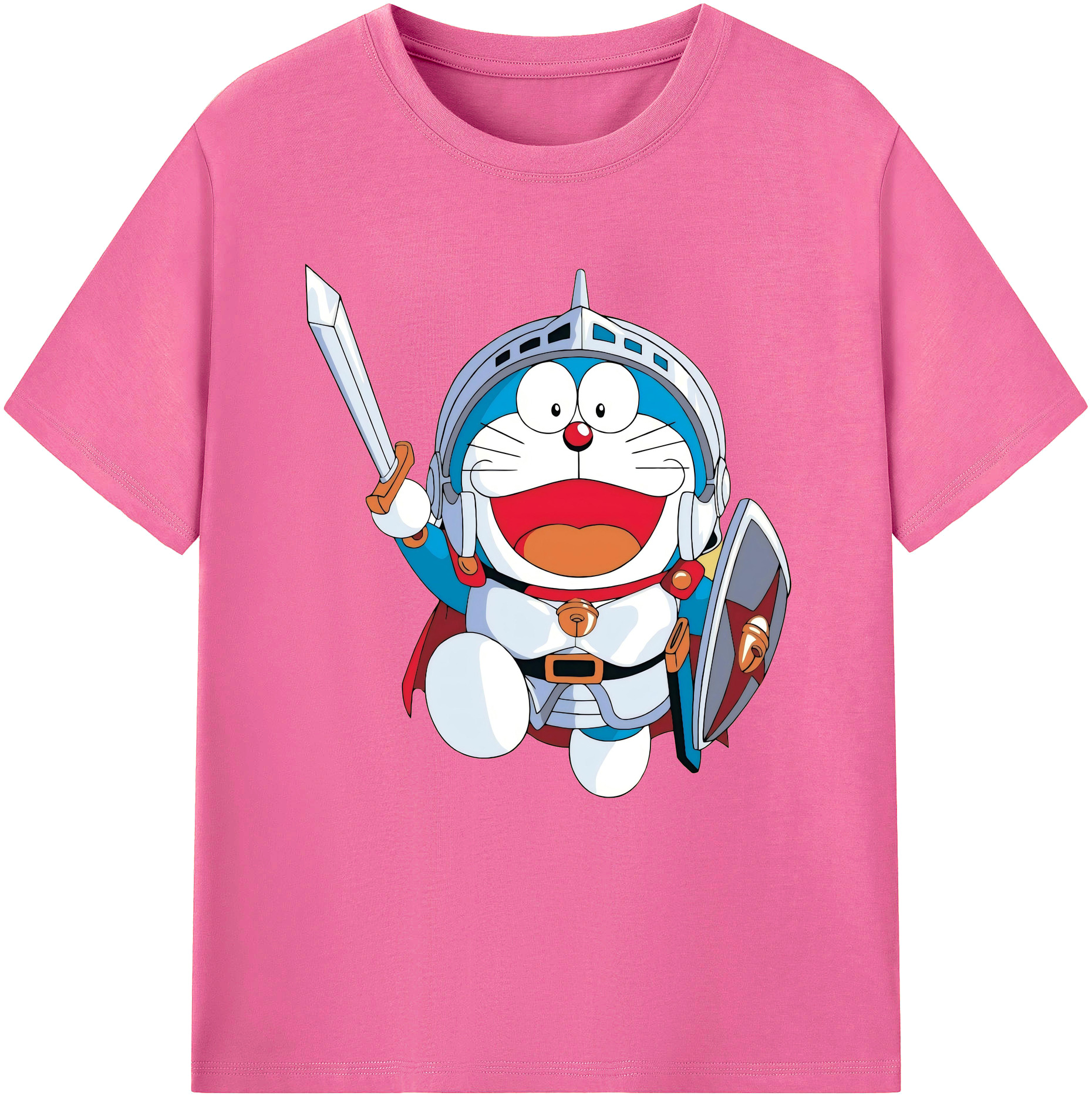 （画像用） ドラえもん Doraemon レディースカジュアルプリントTシャツ（綿100％）